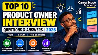 Top 10 Product Owner Interview Questions & Answers (2026) | Agile, Scrum & Real Examples