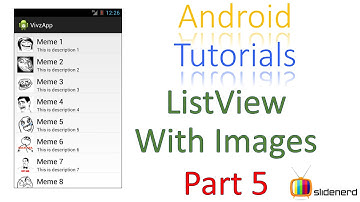 88 Android ListView With Image Part 5 |