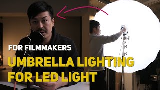 Cinematic Lighting for YouTube \& Interview Setup | Using Umbrella for Video by Photographers way