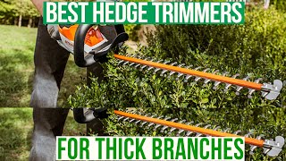 Best Hedge Trimmers For Thick Branches: Our Top Picks - YouTube