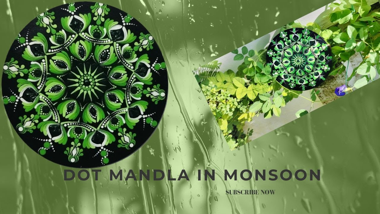 Dot Mandala inspired by Monsoon 