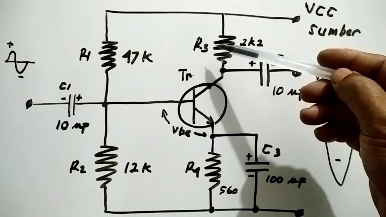 @Pak Eko Channel , Analisa rangkaian transistor, Kondisi Normal