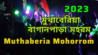 মুথাবেরিয়া বাগানপাড়া মহরম। Muthaberia Mohorrom 2023.Sadaipur Mohorom.