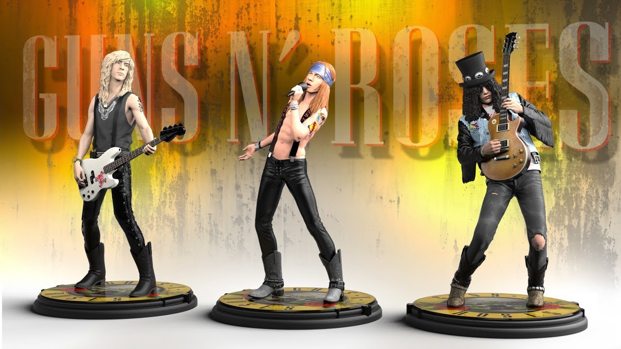 Guns N' Roses - Axl Rose - figurine Knucklebonz - Rock Iconz - Prix & Rareté