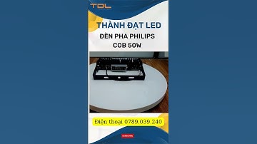 Đèn pha COB philips | Đèn pha led sân bóng chuyền mini 50w | Đèn pha sân bóng chuyền COB PHILIPS 50w
