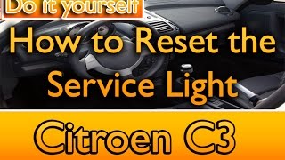 Download lagu How to reset the service light Citroen C3C4 How to reset the service light Citroen C3C4