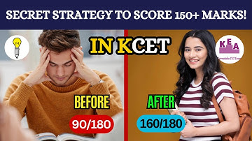 KCET Entrance Secret Crack Strategy for Exam2025 #kcet #kea #entranceexam #exam #crack #strategy
