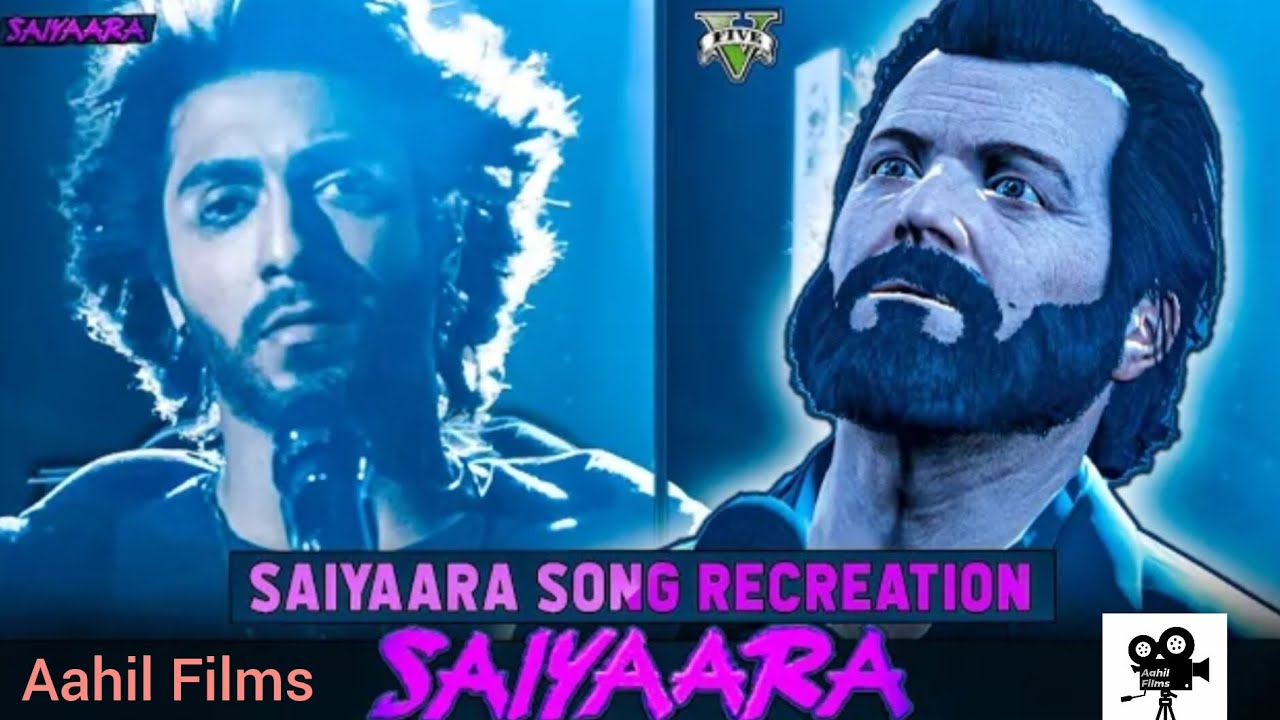 Saiyaara GTA 5 || Saiyaara Song ( Last Scene ) Recreation || YRF || AAHIL FILMS 