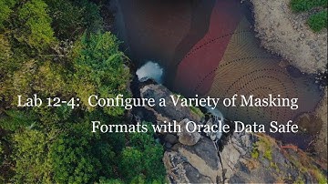 Lab 12-4 Configure a Variety of Masking Formats with Oracle Data Safe