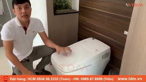 TDM.VN | Review bồn cầu thông minh Caesar CA1380H bồn cầu điện tử cao cấp