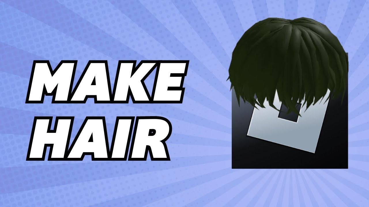 How To Make Hair In Roblox How To Make Your Own Hair Roblox Mobile 