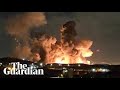 Large explosion seen in Isfahan in Iran