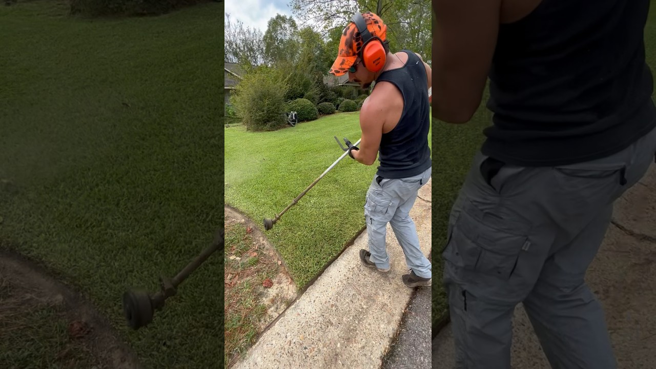 String Trimmer Lawn Edging Stihl fs130 