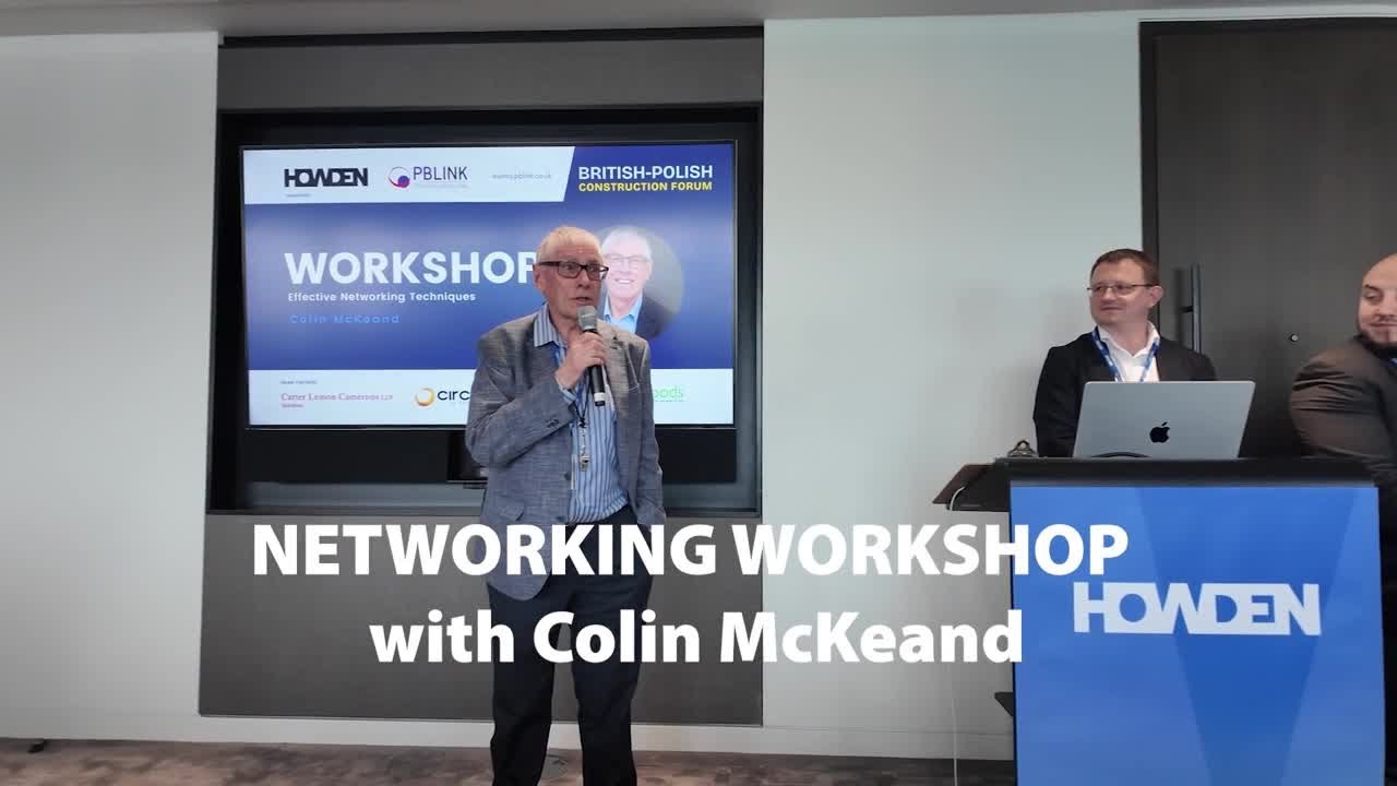 Networking session with Colin - YouTube