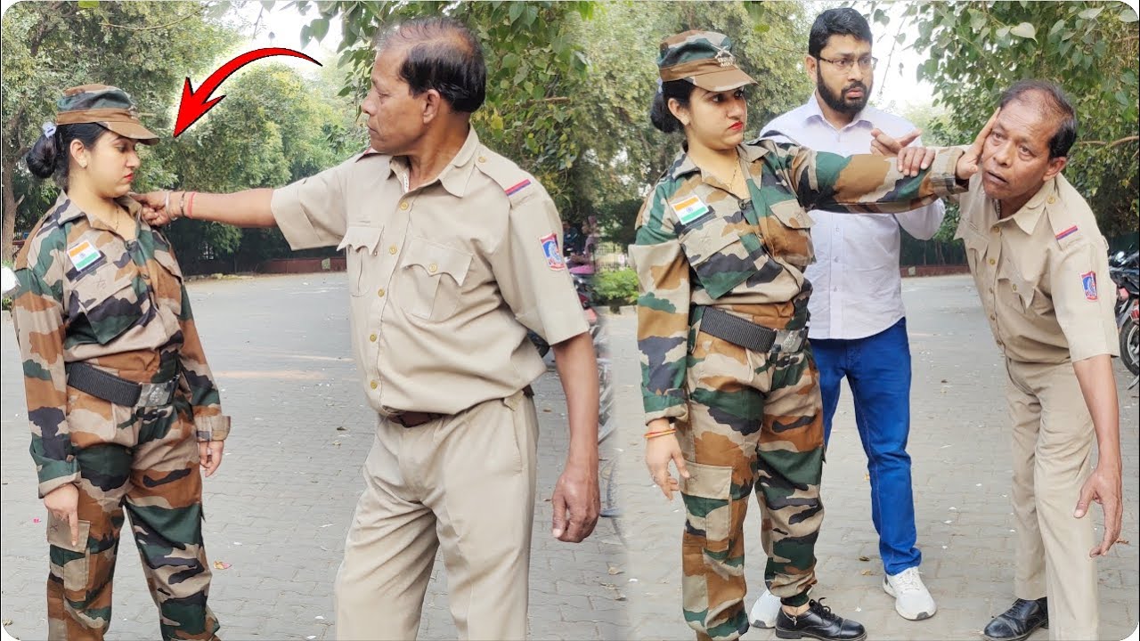 नशेड़ी Police🚨 वाले ने की महिला Army Officer से बत्तमीज़ी😱