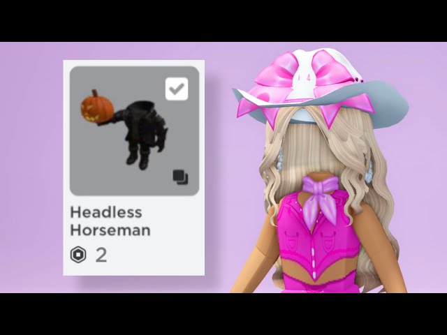 HURRY* HEADLESS HORSEMAN *CHEAP DUPE* 😲😵 2 Robux ONLY! 