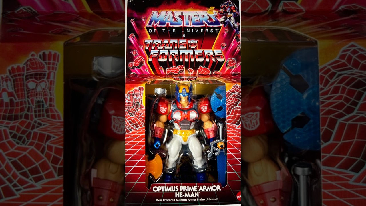 WOW! New transformers MOTU He Man figures! Optimus armor starscream scare glow. 
