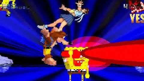 MUGEN Request: Donkey Kong & Banjo Kazooie Vs Spongebob V2 & Sakura