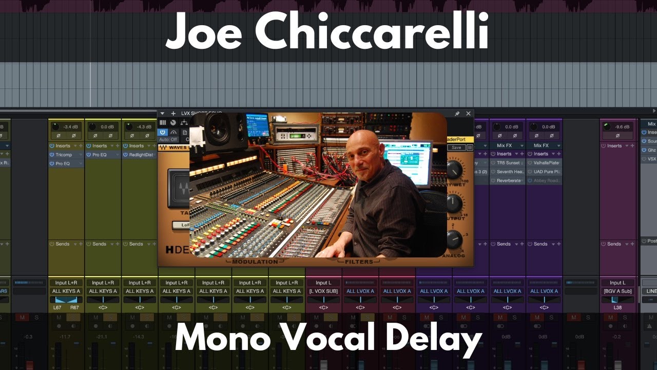 Joe Chiccarelli Mono Vocal Delay