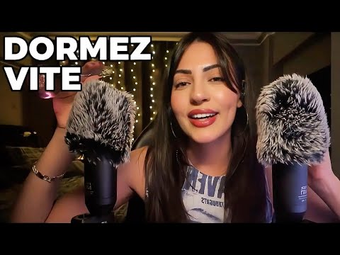 DORMEZ EN 5 MINUTES 💤 ASMR SPÉCIAL 50K (Brushing, Tapping, Chuchotements) #asmr #sleep #relaxing 