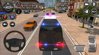 American Police Van Driving - Android Gameplay | offline Game #1 screenshot 4