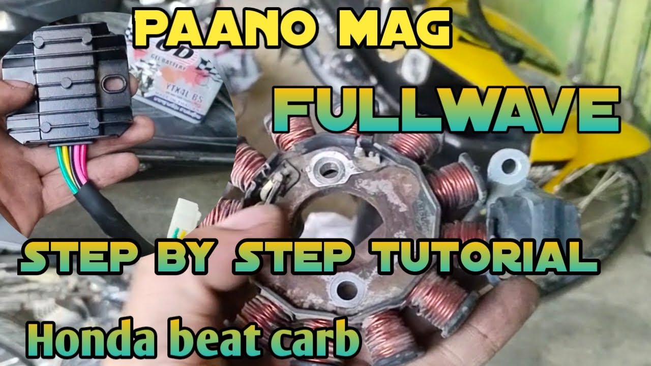 Paano mag Fullwave Step by step tutorial Honda beat Carb..