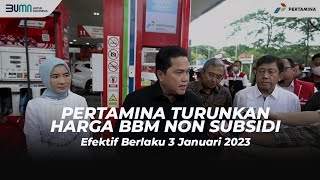 Pertamina Turunkan Harga BBM Non Subsidi