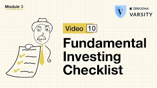 10. Investing checklist