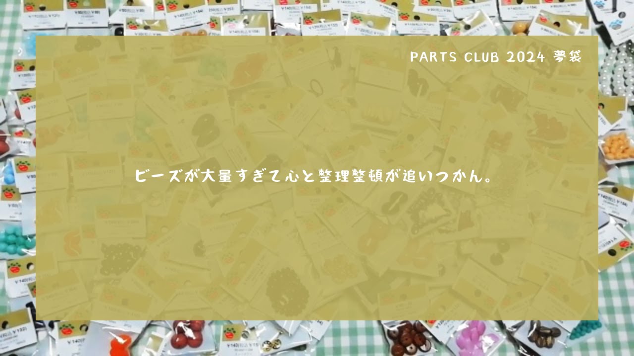 PARTS CLUBさんの2024年 夢袋 [Beads Haul]
