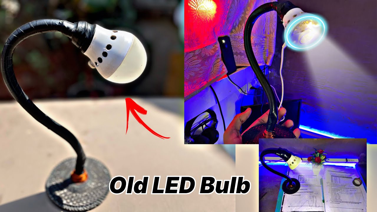 Amazing Idea From Old LED Bulb& Motor - YouTube