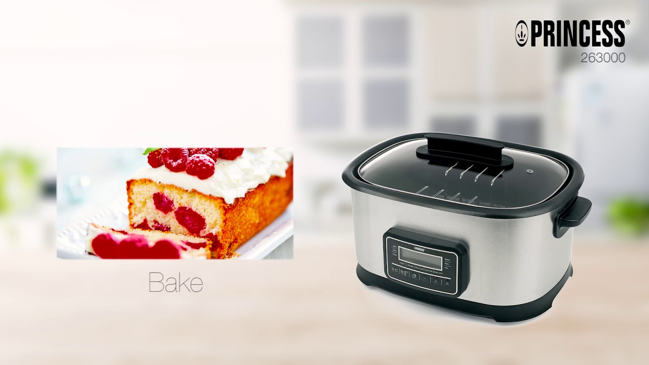 Princess 263000 Multicooker- Sous Vide & Slowcooker – Capacity 6 litre – 1500 Watt