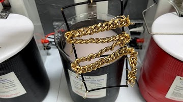 Gold Plating Chain in 24K GOLD - Stainless Steel Chain plating