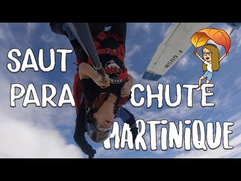 SAUT EN PARACHUTE EN MARTINIQUE AVEC AIR COLIBRI PARACHUTISME #TravelWithManon