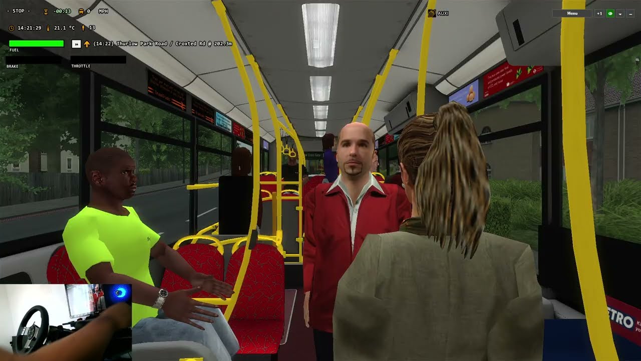 OMSI 2: Route 201 - Ambleside Avenue (Streatham) to Herne Hill, Map - Add-On London