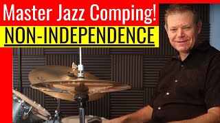 Jazz Drums Comping Made Simple! (Superior Non-Independence Method)😀