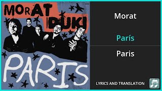 Morat - París Lyrics English Translation - ft Duki - Spanish and English Dual Lyrics  - Subtitles