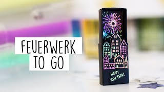 Silvester Mitbringsel Feuerwerk Diy Streichholzschachtel