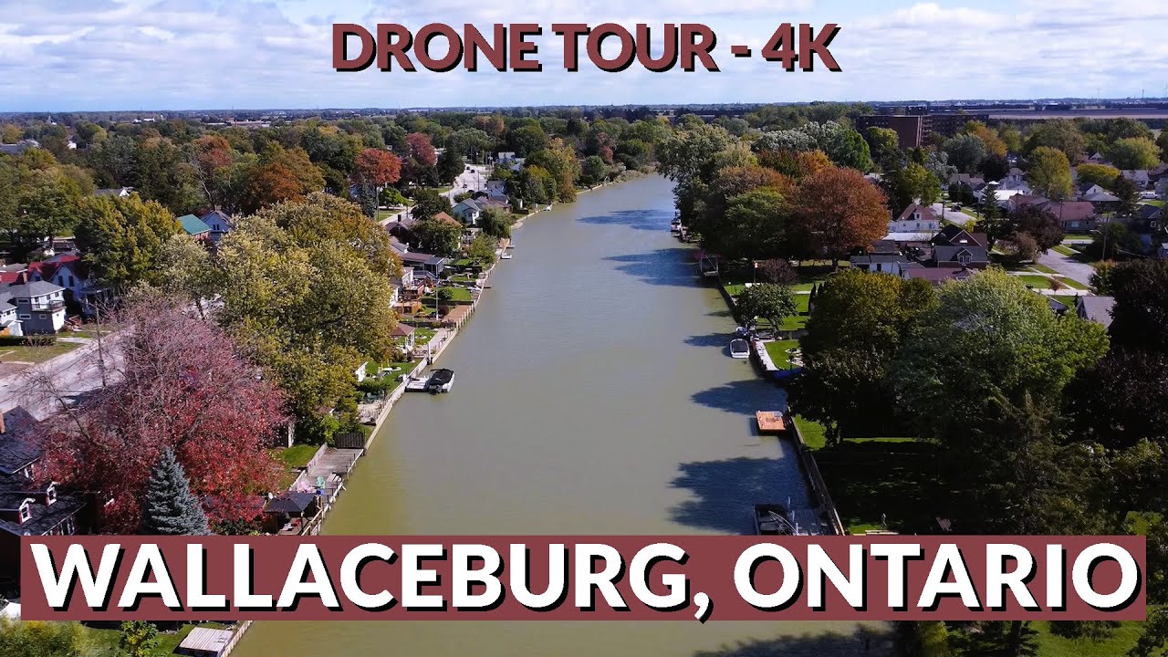Wallaceburg, Ontario in 4K | Discover the Hidden Beauty from Above 🚁🍁