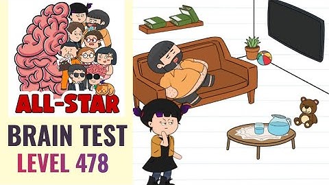 Brain Test All Star Level 478 | Give her the tv remote | Walkthrough