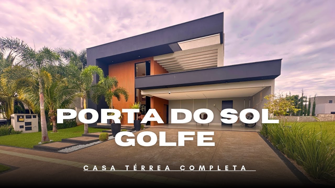 CASA TÉRREA DOS SONHOS NO PORTAL DO SOL GOLFE EM GOIÂNIA !! 