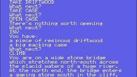 Jewels of Darkness III - Dungeon Ad MSX Disc Gameplay video Snapshot