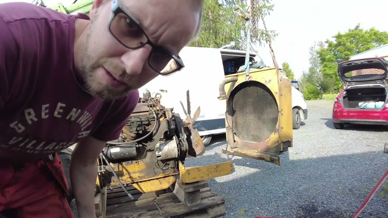 Koitetaan kasata moottori ja koe käyttö cat 3304