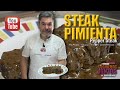 COMO HACER EL MEJOR STEAK PIMIENTA, DE UNA MANERA, RAPIDA, FACIL Y MUY DIVERTIDA...!!! PEPPER STEAK