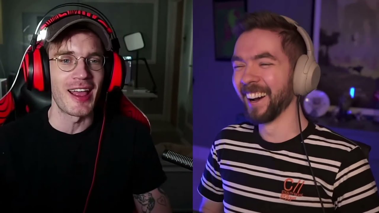 PEWDIEPIE AND JACKSEPTICEYE SING NEVER GONNA GIVE YOU UP - RICK ASTLEY | PEWDIEPIE COVERS | HD 1080P