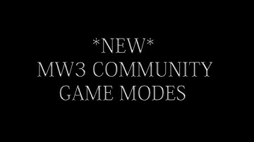 MW3 New Game Modes - (18 Guns, 3x6, One in the Chamber, All or Nothing)