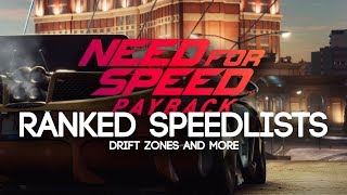 NEED FOR SPEED PAYBACK - RANKED SPEEDLISTS, DRIFT ZONES AND MORE!