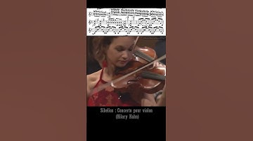 The MOST difficult passage in Sibelius Concerto  (Hilary Hahn)  #violin #hilaryhahn #sibelius