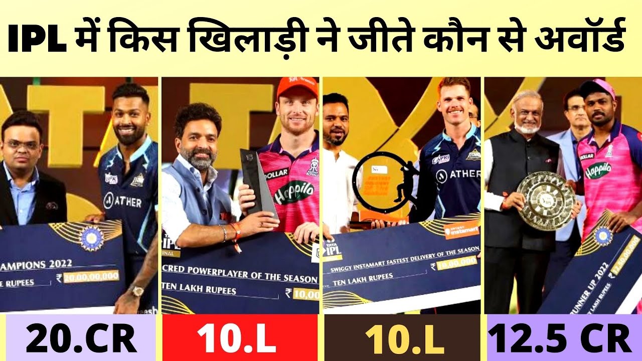 IPL 2022 Awards Ceremony List | Full List of Award Winners, Prize Money, From The 15th Season
