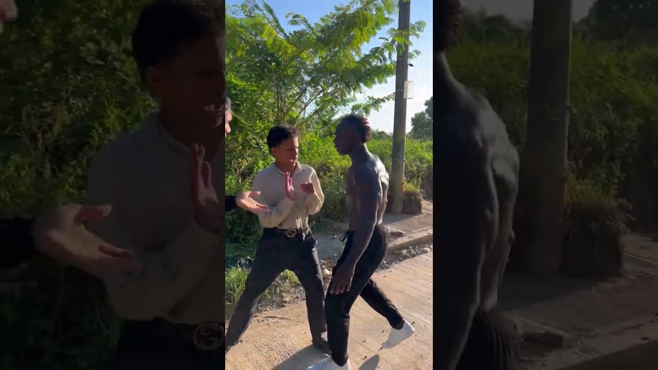 Este man me quiere buscar probl3ma y yo iba para el culto 😂