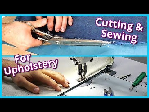 HOW TO CUT AND SEW FOR THE UPHOLSTERY PROCESS | SEWING FOR UPHOLSTERY | FaceliftInteriors